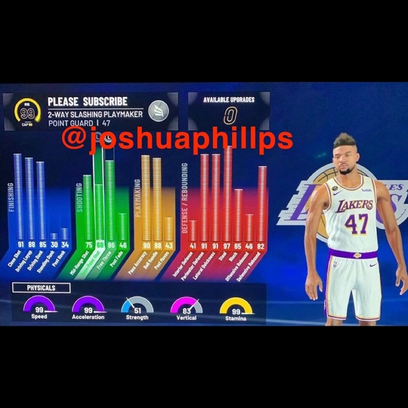 2way slashing playmaker 99 overall all badges - Picture 1 of 5